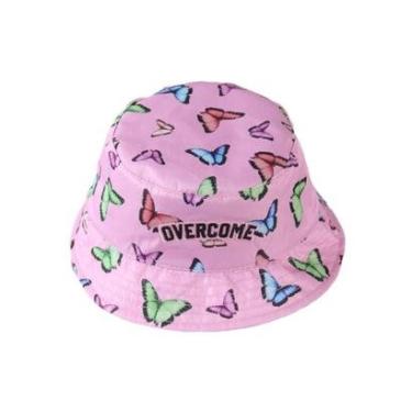 Imagem de Bucket Overcome "Butterflies 2" Rosa-Unissex