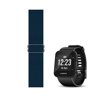 Imagem de C2D JOY Pulseira de nylon elástica compatível com Garmin Forerunner 35/30 Approach S10, acessório de substituição - azul