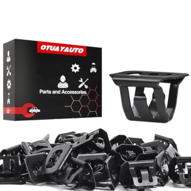Imagem de OTUAYAUTO 30 clipes de metal para grelha 15078238 – substituição para Chevy Colorado, Trailblazer, Silverado, GMC, Hummer, Buick Clipes de grade frontal
