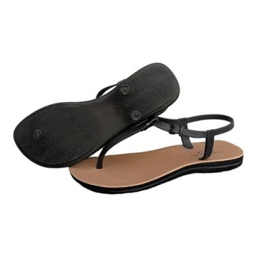 Imagem de RASTEIRINHA CHINELA ANATOMICA SANDALIA CASUAL CONFORTO (PRETO, BR, Adulto, Numérico, 34)