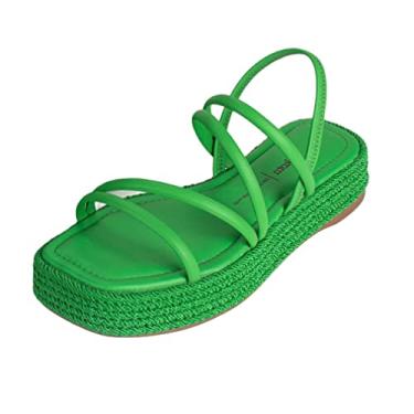 Imagem de Sandália Flatform Feminina Dakota Verde