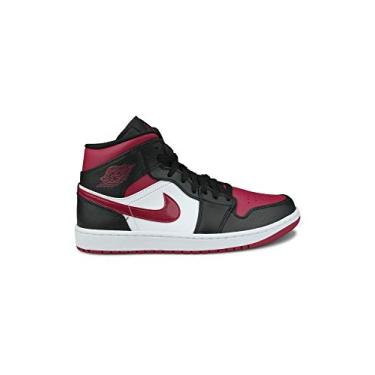 Imagem de Nike Cano alto masculino, Preto/vermelho academia - branco, 9