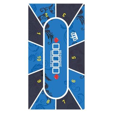Imagem de Tapete Texas Holdem, toalha de mesa de borracha grossa antiderrapante tapete de layout de jogo - tapete de mesa para entretenimento doméstico, salas de jogos de tabuleiro, reuniões de amigos
