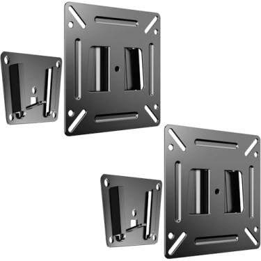 Imagem de TETVIK Suporte de monitor para a maioria das TVs e monitores de tela plana OLED LED LCD OLED de 14-24 polegadas, VESA máximo 100 x 100 mm e capacidade de peso de até 13,6 kg para trailer, monitor