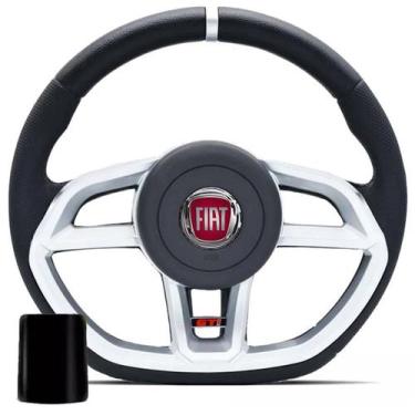 Imagem de Volante Esportivo Uno 95-01 Elba 95-96 Fiorino 95-01 Buzina Central Gt