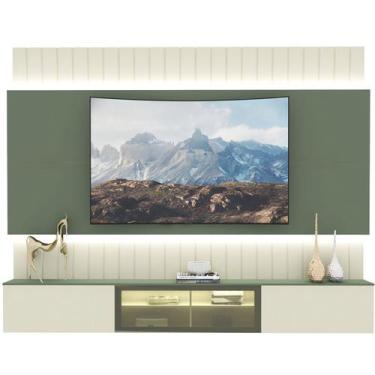 Imagem de Home para TV com Led Soberano Reflecta 2.6 Off White com Verde Florest