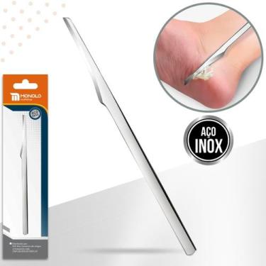 Imagem de Espátula Bisturi Raspador Spa Pés goiva Calosidade elimina Pele Morta 