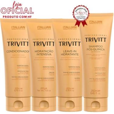 Imagem de Kit Home Care Trivitt com Hidratação + Leave In 200ml - Itallian Hairt