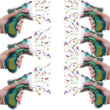 Imagem de Kit 7 Lança Confetes Inflavel Boom Estouro Colorido Festas - Pais e fi