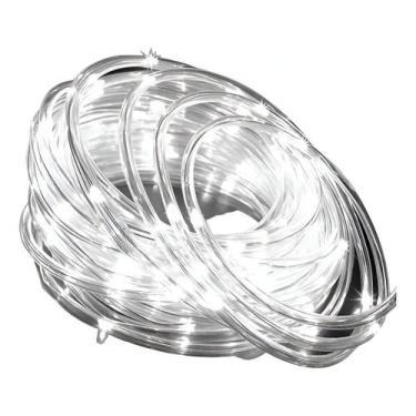 Imagem de Mangueira De Pisca Led Luzes Fria 8 Funções Branco 10m 220v - Genérico