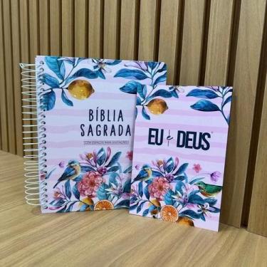 Imagem de Kit Bíblia Anote NVI primavera + Eu e Deus - CENTRAL