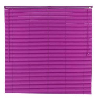 Imagem de Persiana Horizontal Pvc 25Mm Color 120Larg X 140Alt Violeta - Top Flex