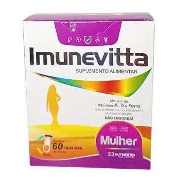 Imagem de Imunevitta Mulher 23 Nutrientes De A a Zinco 60 Cápsulas