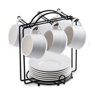 Imagem de Conjunto de xícaras de café e pires, Branco
