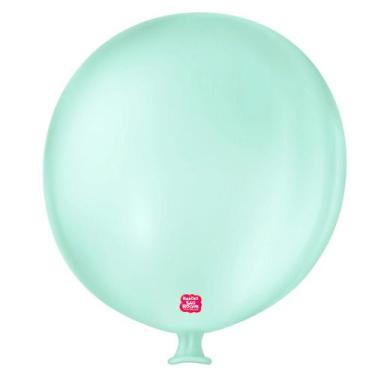 Imagem de Balão de Festa Látex Gigante 3 pés - 91cm - Verde Hortelã - 1 unidade 