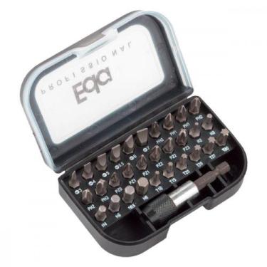 Imagem de Kit Bits Para Furadeira Com 31 Pecas Eda Caixa Plastica - 8Zp
