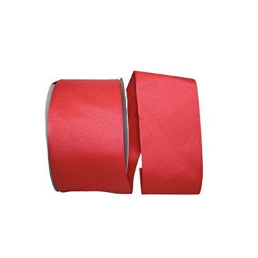 Imagem de Reliant Ribbon Fita de textura de gorgorão 5200-065-40K, 8 polegadas X 50 jardas, vermelho