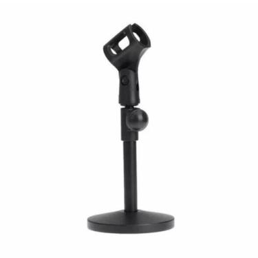Imagem de Suporte De Mesa Para Microfone Mini Pedestal Portátil - Tomate