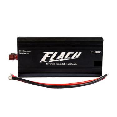 Imagem de Inversor De Tensão - 24V / 127V - 6000W Pico - Flach