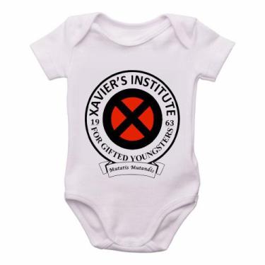 Imagem de body nenê criança roupa bebê Xavier Institute  X-Men - Empório Dutra, 