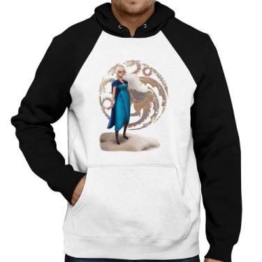 Imagem de Moletom Daenerys Targaryen Art - Foca na Moda, Branco, Preto, GG