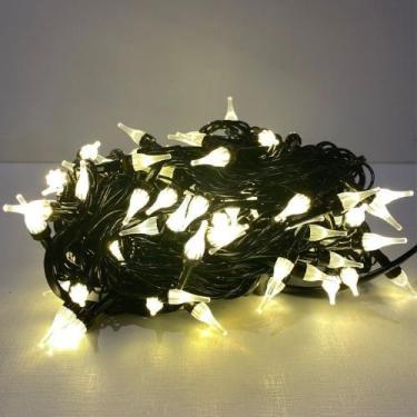 Imagem de 100 Lampadas Pisca Pisca Formato Bico Luz Super Led Natal - shop mix, 