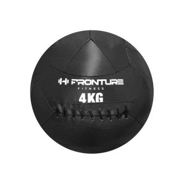 Imagem de Wall Ball 4kg Medicine Exercício Funcional Ball Bola de Peso Couro Aca