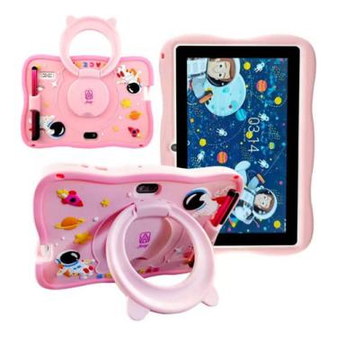 Imagem de Tablet Android +caneta De Touch Kids Astronauta 64gb 4gb Ram Smart tablet infantil Android 10.0 wi-fi bluetooth