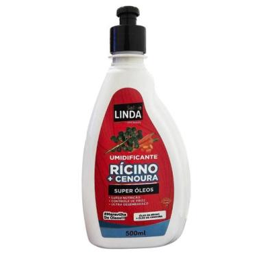 Imagem de Umidificante Capilar Rícino + Cenoura Controle de Frizz - Sallon Linda