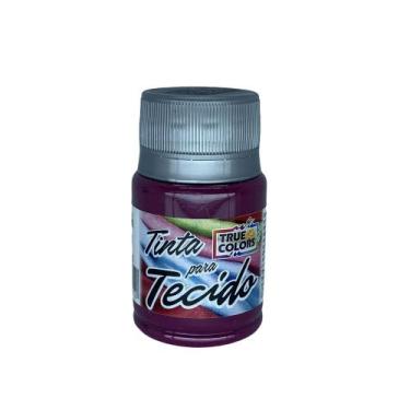 Imagem de Tinta para Tecido Tons Escuros 37ml True Colors, CARMIM REAL