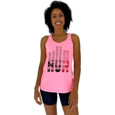 Imagem de Regata Feminina Recorte Nadador MXD Conceito Run, EGG, Rosa