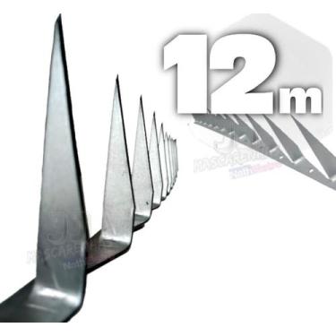 Imagem de 12m cerca para muro arame farpado cortante - 12 metros - JJ