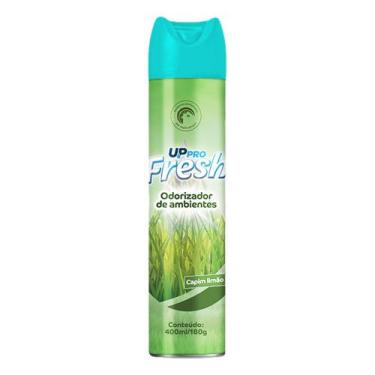 Imagem de Odorizador de ambiente aerossol 400ml/180g - Capim limao - Up Fresh - 