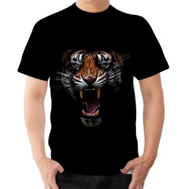 Imagem de Camiseta Camisa Ads tigre animal selva - Fabriqueta, G
