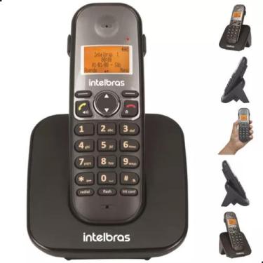 Imagem de Telefone Sem Fio Digital Ts 5120 Intelbras Com Bina Viva Voz