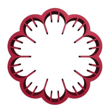 Imagem de Cortador Flor Cravo Molde para Modelar - DOCE IMPRESSO,  5,5cm