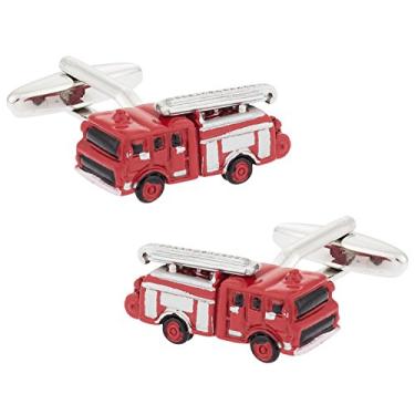 Imagem de Abotoaduras de bombeiro com caixa de apresentação