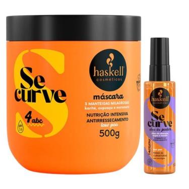 Imagem de Kit Se Curve Máscara 3 Manteigas 500ml + Sérum Óleo Haskell