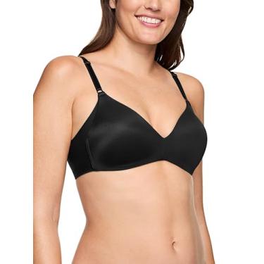 Imagem de Warner's Sutiã feminino Blissful Benefits Rm7561w confortável confortável sem fio levemente forrado, Preto, (36) D