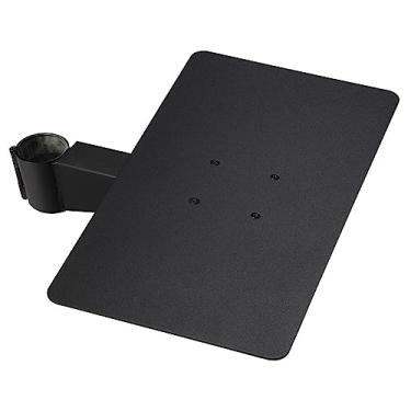 Imagem de WALL Prateleira de entretenimento para suporte de TV modelo A2 Low - perfeita para leitor de DVD/Blu-ray, gravador de vídeo digital [DVR], caixa de cabo - preto acetinado