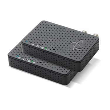 Imagem de Hitron Adaptador de rede Bonded MoCA 2.5 (pacote com 2) | Velocidade de rede Ethernet de até 1 Gbps | Backbone ideal para streaming e jogos |2 adaptadores HTEM4 no kit