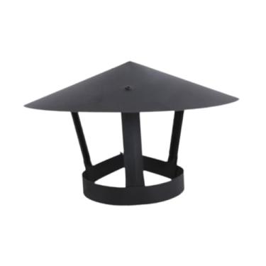 Imagem de Generic Tampa de chaminé para lareira Tampa de chaminé para exterior Tampa de tubo Protetor à prova de chuva de aço inoxidável Tampa de telhado fácil de, 200 Milímetros