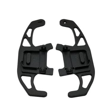 Imagem de Joygowe Roda de direção de carro para VW Polo Golf 7 MK7 GTI GTD GTE Passat R-line Jetta Lamando Scirocco DGS Extensão Paddle (preto)