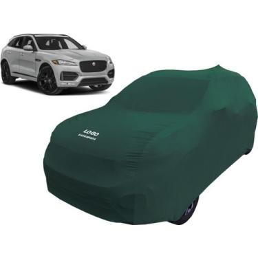 Imagem de Capa Automotiva Jaguar F-pace Tecido Helanca Cor Preta - Mz, Verde