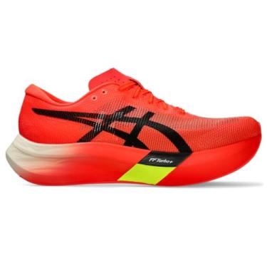 Imagem de ASICS Tênis de corrida unissex METASPEED Sky 3, Nascer do sol, vermelho/preto, 36