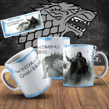 Imagem de Caneca de Porcelana 325ml Personalizada Game Of Thrones Decorada - Gen