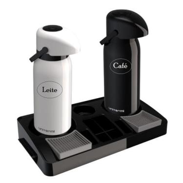 Imagem de Kit 2 Garrafa Térmica Verona 1,8 L +  1 Bandeja Organizadora Servire 2