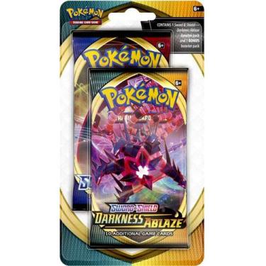 Imagem de Pacote Booster Pokémon - Série Espada e Escudo: Darkness Ablaze