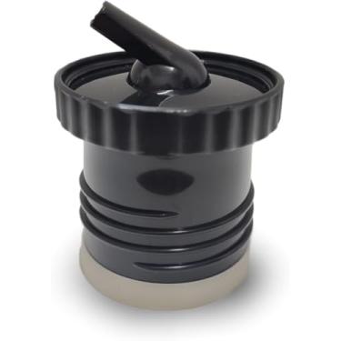 Imagem de DelCampoXT Tampa de substituição Termo/Thermal Stopper Pico de Mate Stanley - Serve para garrafas clássicas isoladas a vácuo de boca larga (1,1 QT, 2 QT) (preto)