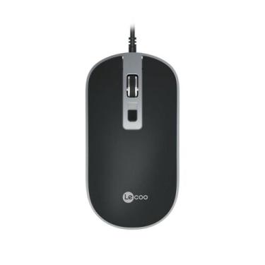 Imagem de Mouse USB Lecoo - 2000dpi Sensor Óptico - Cabo 1.4 Metros - Ergonômico